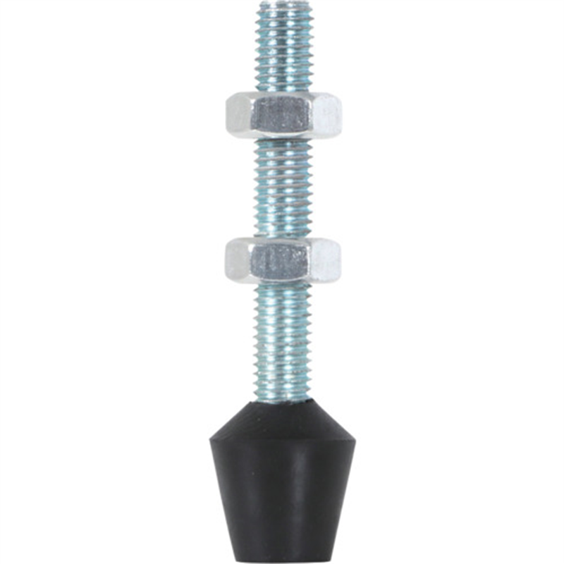 育良 トグルクランプ用ゴム付ボルト トグルクランプ用ゴム付ボルト(31907) ねじ寸法M4×P0.7mm 全長26mm 1個（ご注文単位1個）【直送品】