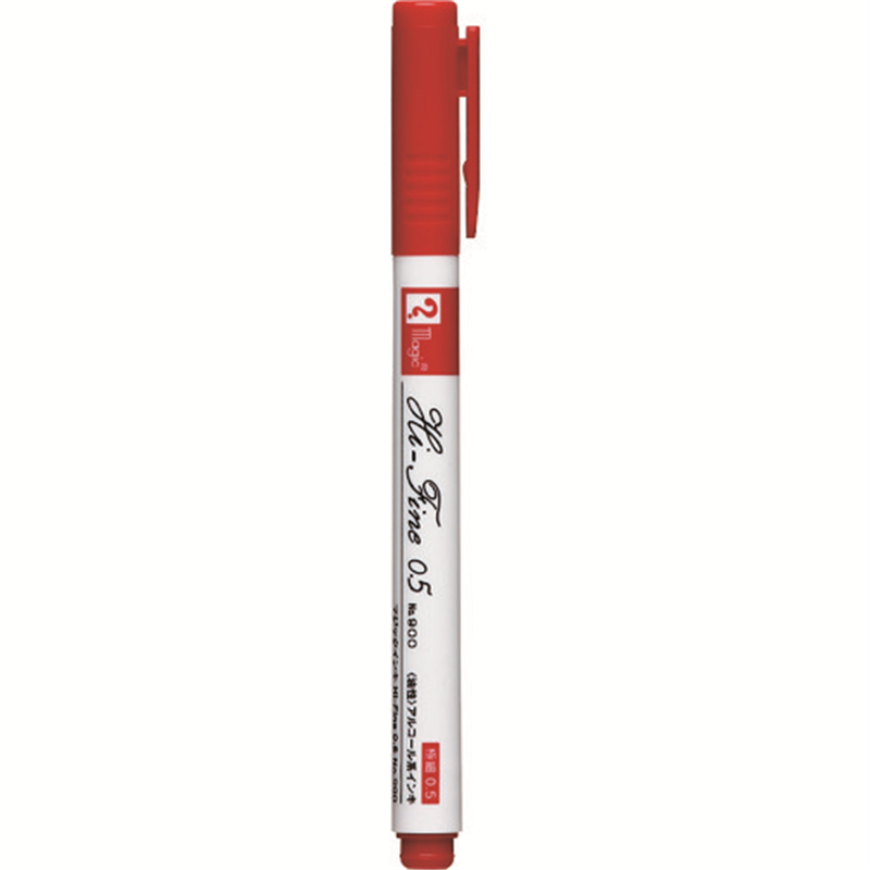 マジックインキ マジックインキ Hi-Fine0.5 No.900 赤 1本（ご注文単位1本）【直送品】