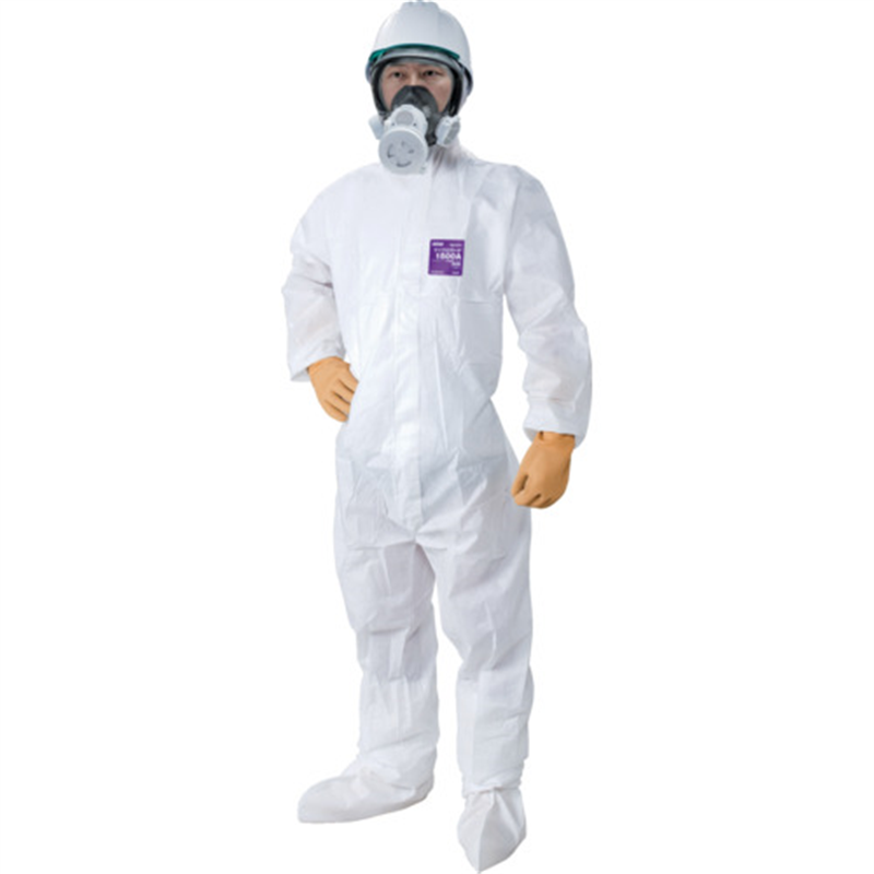 シゲマツ 全身化学防護服 マイクロガード1500A L(10着入)(78442) 1袋（ご注文単位1袋）【直送品】