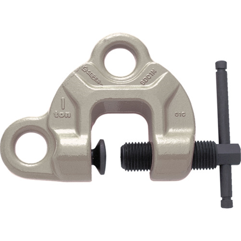 スーパー ねじ式クランプ スクリューカムクランプ(ダブル・アイ型) 基本使用荷重1t(RFIDチップ搭載/S・M・A・Я・T管理アプリ対応) 1台(ご注文単位1台)【直送品】