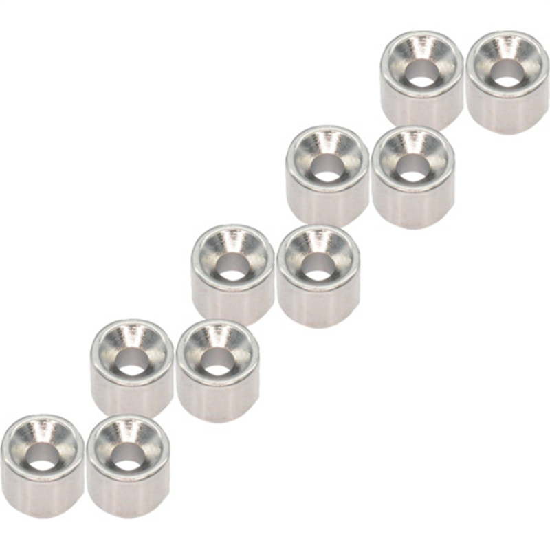 TRUSCO まとめ買い ネオジム丸形磁石 皿ねじ穴付 外径5MM×4MM M1.6 10個入 1パック（ご注文単位1パック）【直送品】