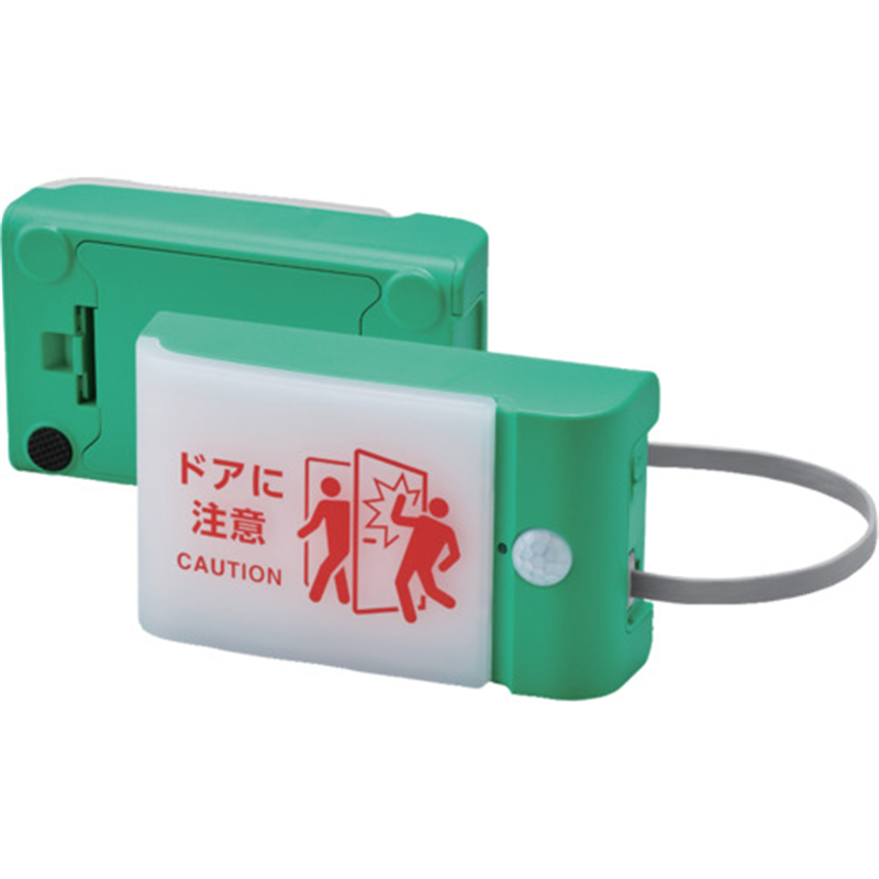 KING JIM 扉につけるお知らせライト有線タイプ ミドリ 単3電池×6本 電池寿命約2年 1個(ご注文単位1個)【直送品】