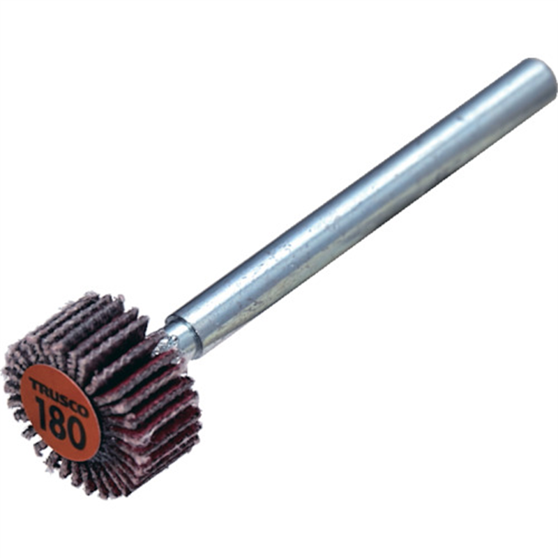 TRUSCO セラミックフラップホイール 軸径3mm #180 外径10×幅5×軸長30 (10個入) 1箱(ご注文単位1箱)【直送品】