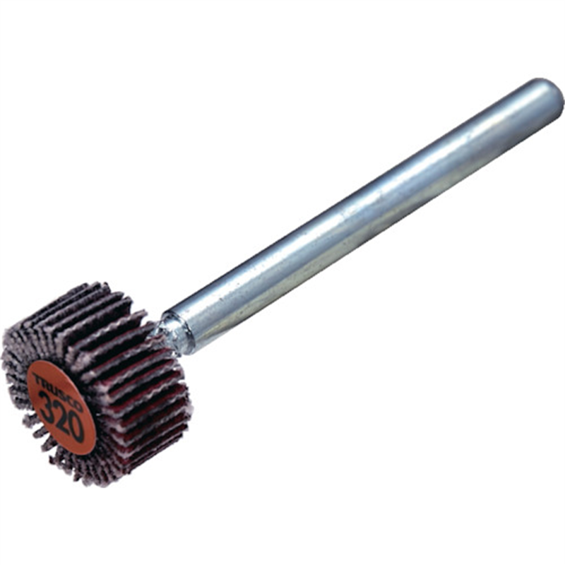 TRUSCO セラミックフラップホイール 軸径3mm #320 外径10×幅5×軸長30 (10個入) 1箱(ご注文単位1箱)【直送品】