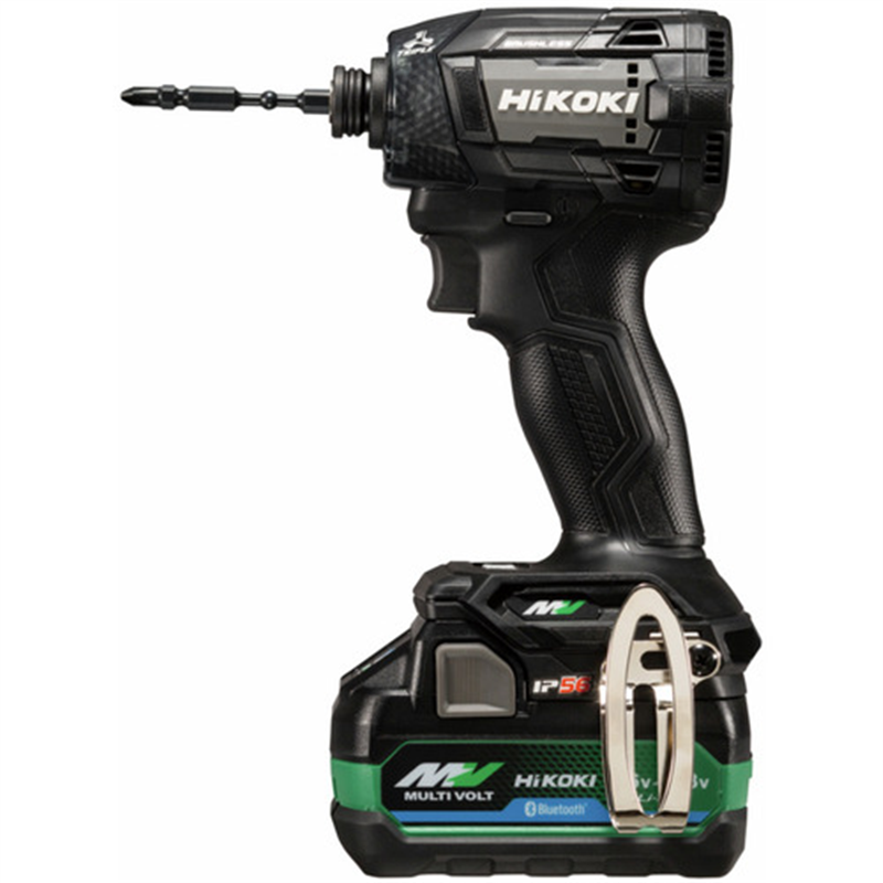 HiKOKI コードレスインパクトドライバ WH36DD 形 ストロングブラック 1台(ご注文単位1台)【直送品】