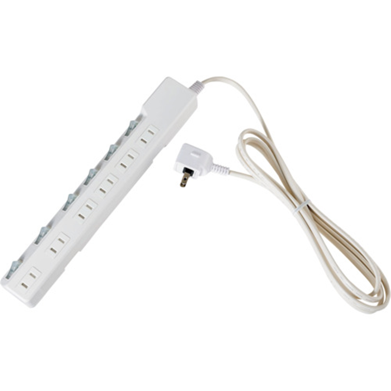 ELPA コード付タップ 耐雷SW付タップ(ブレーカー) 6個口2M 1個(ご注文単位1個)【直送品】