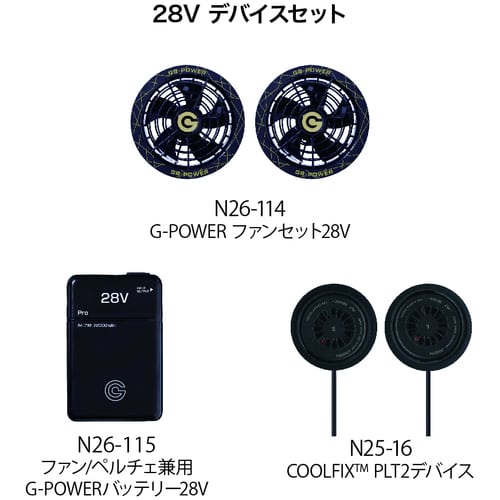 トラスコ中山 SHOWA 冷却ベスト用オプション COOLFIX専用デバイス 28V 1枚(ご注文単位1枚)【直送品】
