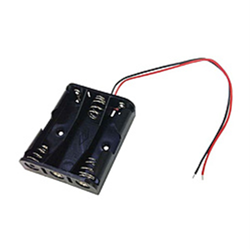 オーム電機 電池ケース単3×3リード線付 KIT-UM33 KITUM33 1個(ご注文単位1個)【直送品】