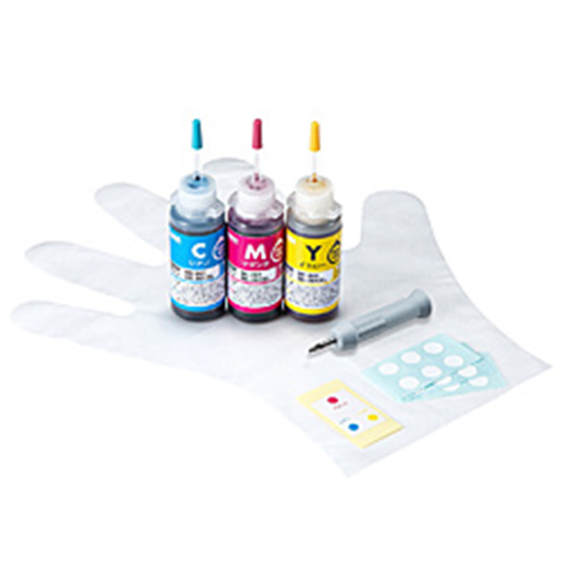 サンワサプライ 詰め替えインク [キヤノン BC-361・BC-361XL] 3色カラー INK-C361S30S INKC361S30S 1個（ご注文単位1個）【直送品】