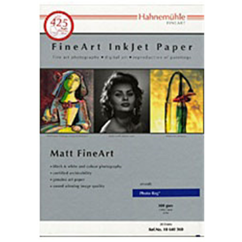 ハーネミューレ ハーネミューレ フォトラグ 188gsm (A4サイズ・25枚) 430108 Photo Rag(フォトラグ) ホワイト 430108 430108HAHENEMUHLEPHO 1個(ご注文単位1個)【直送品】
