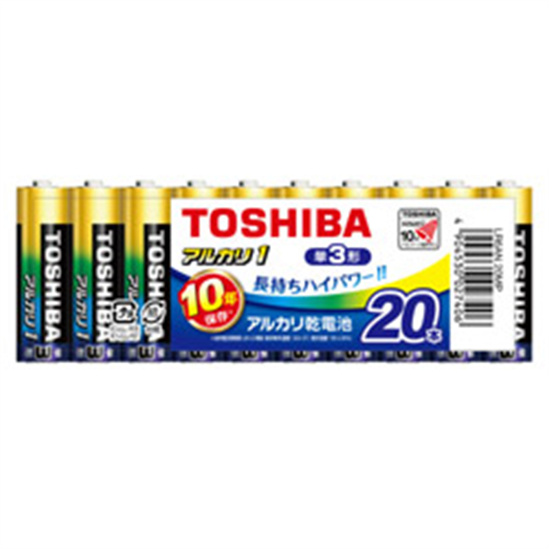 東芝 単3電池 LR6AN 20MP  ［20本 /アルカリ］ LR6AN20MP 1個（ご注文単位1個）【直送品】