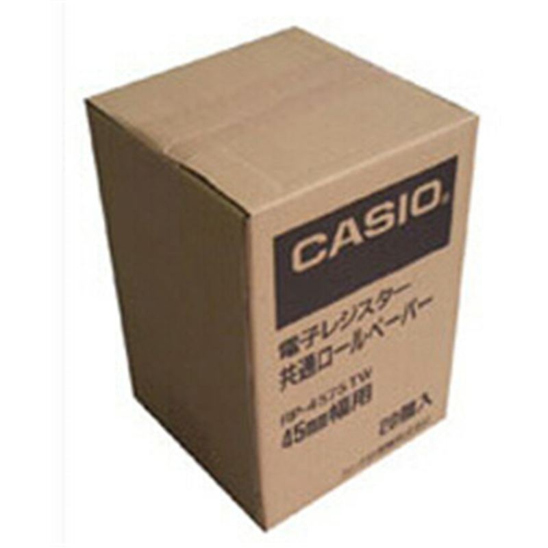 カシオ レジスター用 普通ロール紙 20個入り (幅45mm×外径75mm) RP-4575-TW RP4575TW 1個(ご注文単位1個)【直送品】