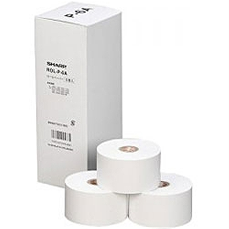 シャープ レジスター用 普通ロール紙 5個入り (幅44.5mm×外径80mm) ROL-P-6A ROLP6A 1個(ご注文単位1個)【直送品】