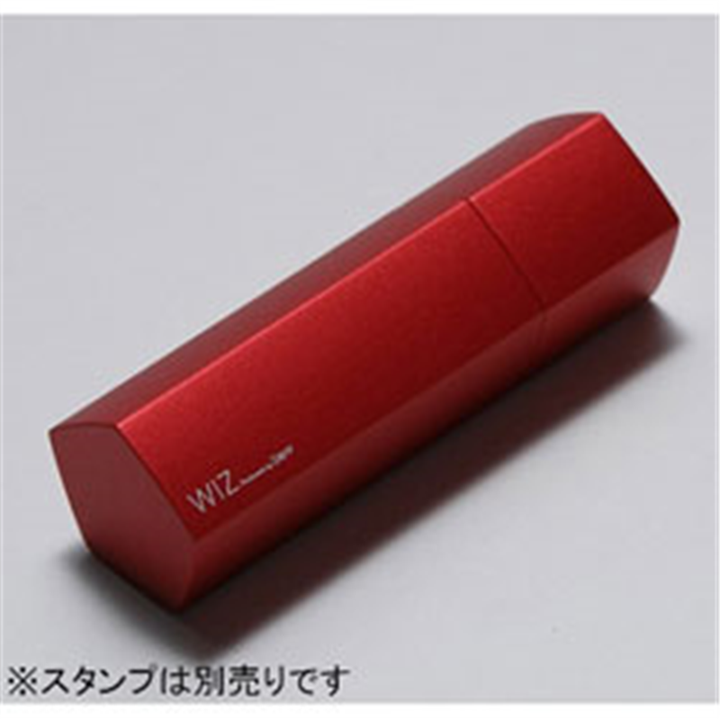 DEFF 印鑑ホルダー「Stamp for Name9 Pentagon」 WAC-XL9PRD レッド WACXL9PRD 1個(ご注文単位1個)【直送品】