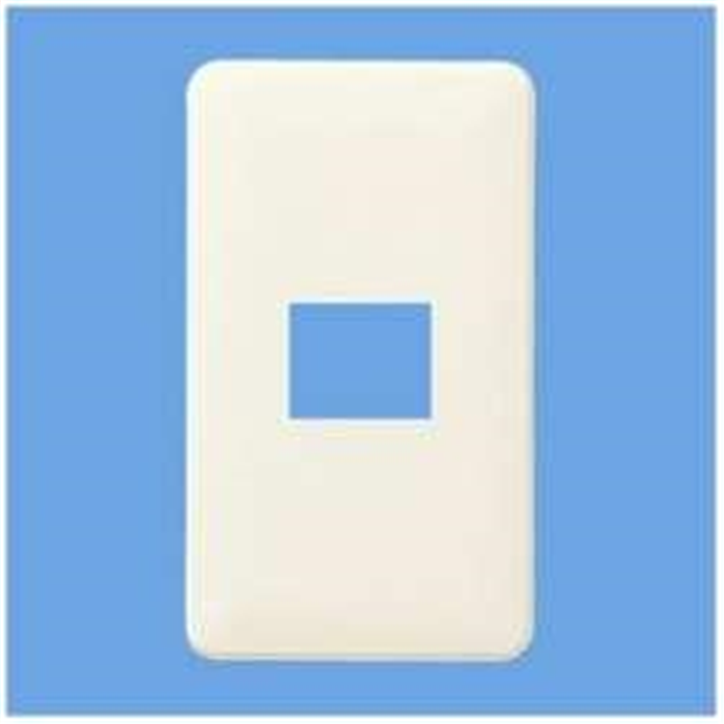 パナソニック モダンプレート 1コ用（10枚入） WN6001W010 ミルキーホワイト WN6001W010 1個（ご注文単位1個）【直送品】