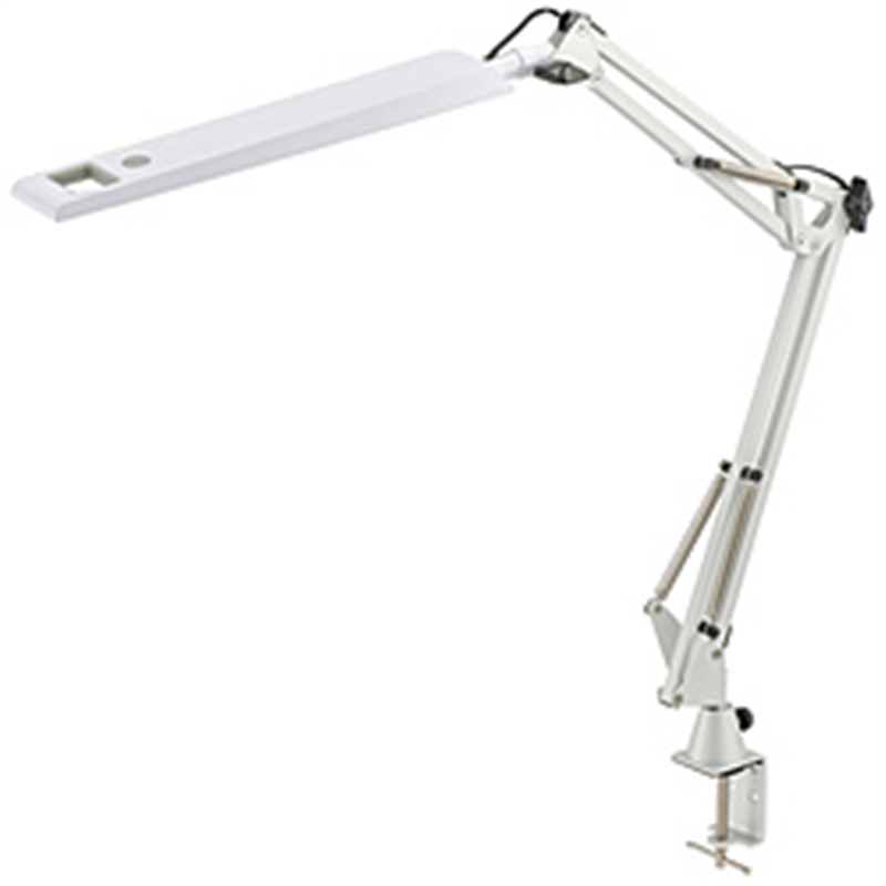 オーム電機 OHM ELECTRIC LEDアームライト クランプタイプ ホワイト AS-LS28B-W ASLS28BW 1個(ご注文単位1個)【直送品】