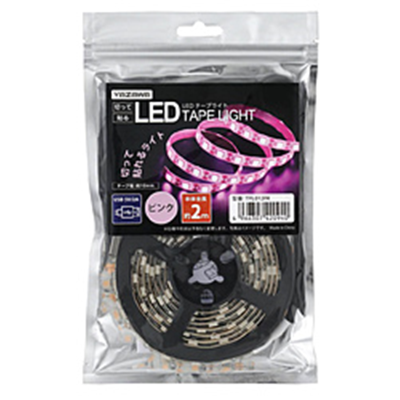 ヤザワ テープライト ピンク 2m LED TPL012PK TPL012PK 1個(ご注文単位1個)【直送品】