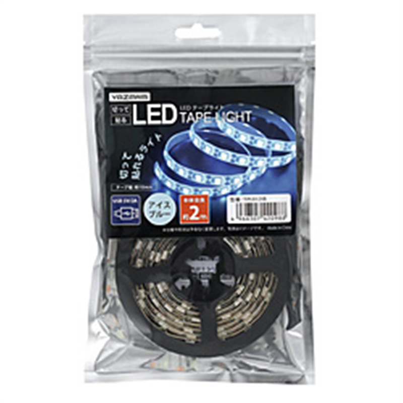 ヤザワ テープライト アイスブルー 2m LED TPL012IB TPL012IB 1個(ご注文単位1個)【直送品】