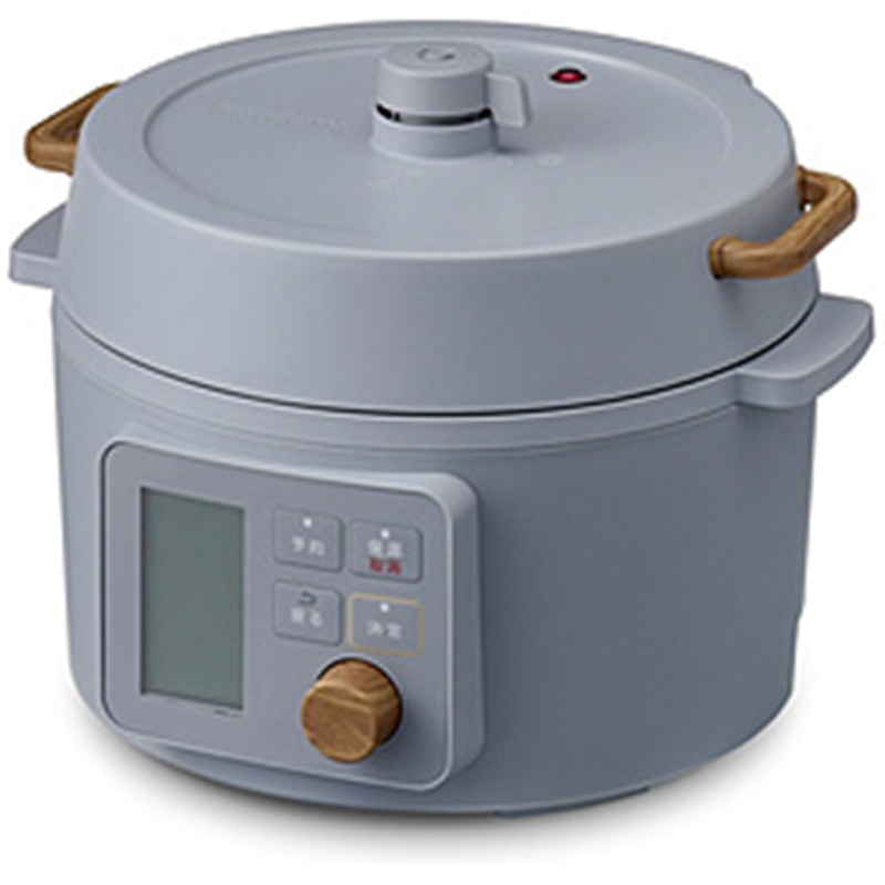 アイリスオーヤマ IRIS OHYAMA 電気圧力鍋 3.0L KPC-MA3-H 液晶タイプ レシピブック付き 自動メニュー搭載 低温調理 圧力なべ グレー 1個(ご注文単位1個)【直送品】