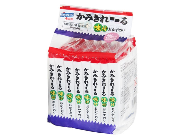はごろもかみきれーる味付おかずのり8切6枚8袋 ※軽(ご注文単位10個)【直送品】
