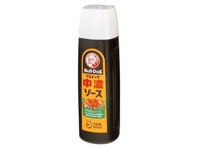ブルドック中濃ソースパック500ml※軽(ご注文単位10個)【直送品】