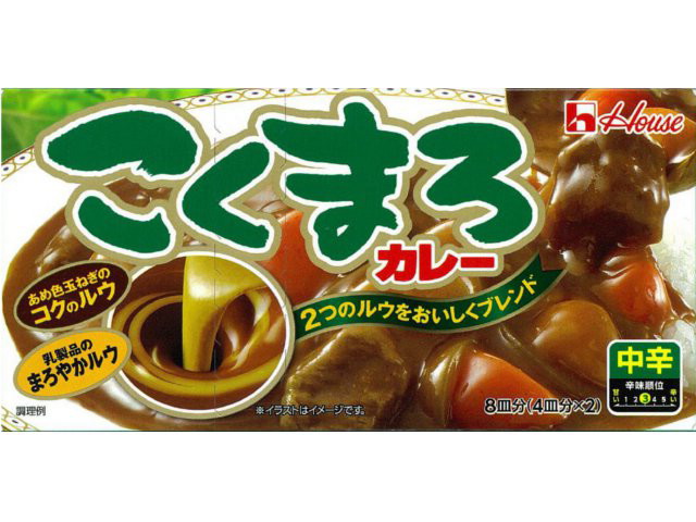 ハウスこくまろカレー中辛140g※軽(ご注文単位10個)【直送品】