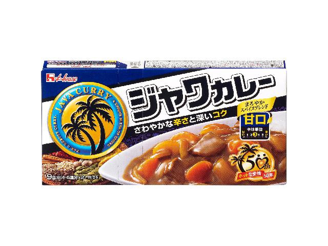 ハウスジャワカレー甘口185g※軽(ご注文単位10個)【直送品】