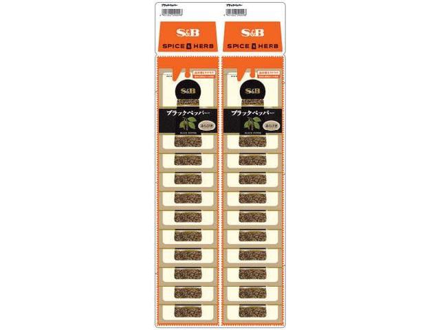 S&Bブラックペッパーあらびき袋14g※軽(ご注文単位10個)【直送品】