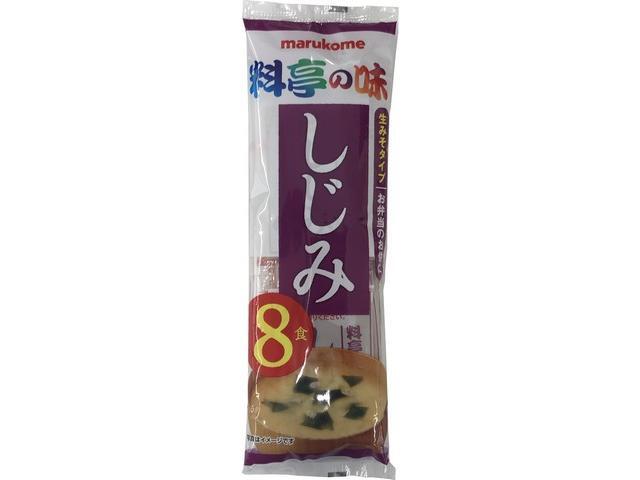 マルコメ新即席生みそ汁しじみ8食※軽(ご注文単位12個)【直送品】
