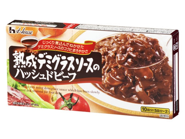 ハウス熟成デミグラスのハッシドビーフ160g※軽(ご注文単位10個)【直送品】