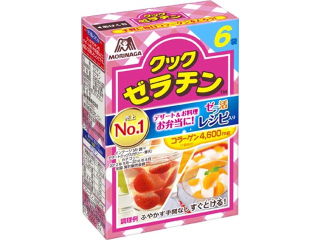 森永製菓クックゼラチン6枚入30g※軽(ご注文単位6個)【直送品】