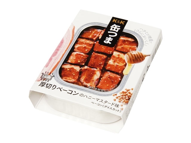 K&K缶つま厚切りベーコンのハニーマスタード味10※軽(ご注文単位6個)【直送品】
