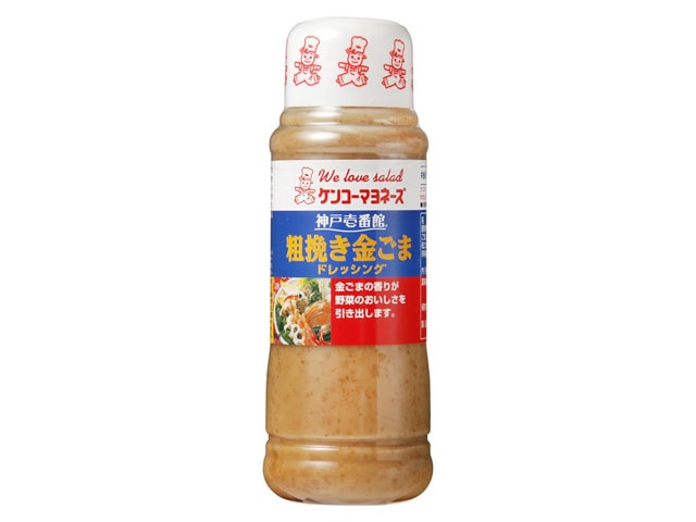 ケンコー神戸壱番館粗挽き金ごまドレッシング300ml※軽(ご注文単位12個)【直送品】