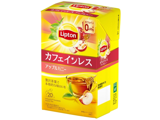 リプトンカフェインレスティーアップルハニーティーバッグ20袋 ※軽(ご注文単位6個)【直送品】
