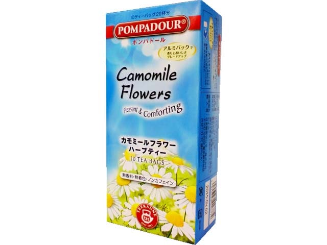 ポンパドールカモミールフラワーティーバッグ1.5g10袋 ※軽(ご注文単位6個)【直送品】