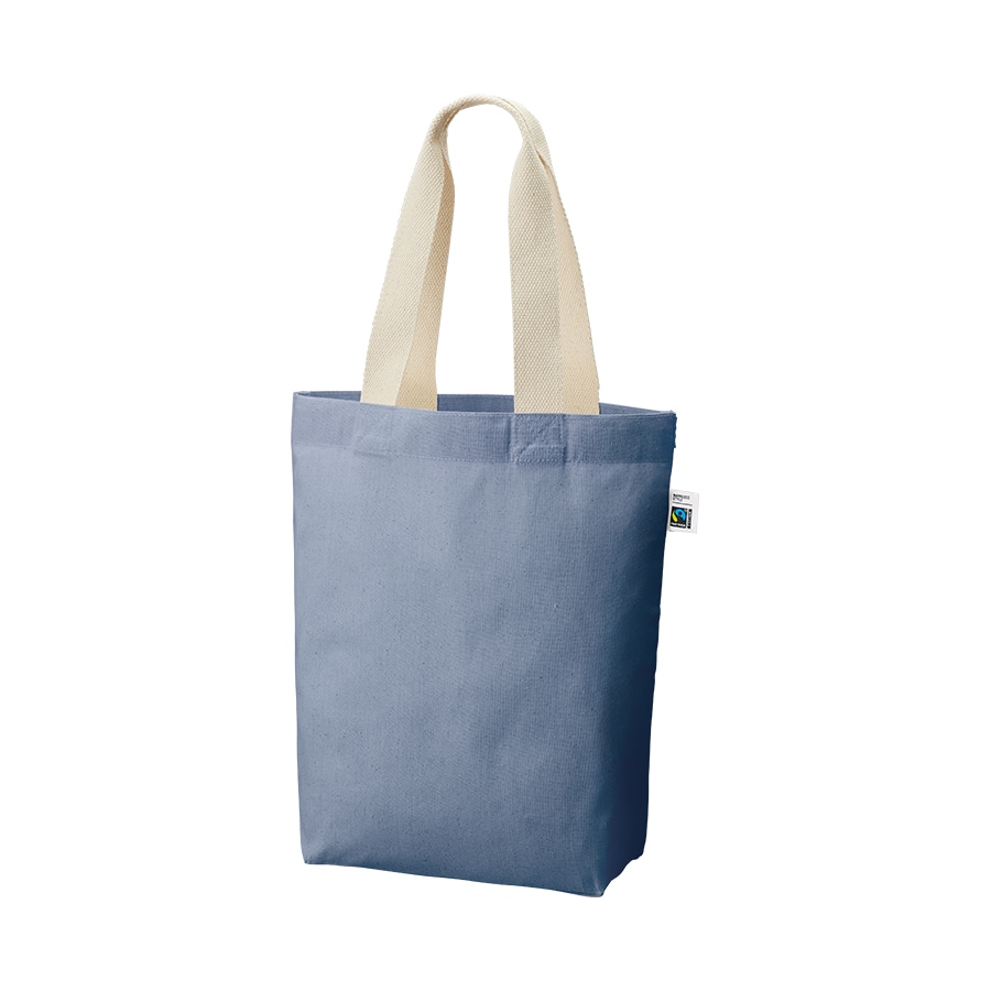 MARKLESS STYLE フェアトレード コットンベーシックトート M スモークブルー TF-0021-034 1枚(ご注文単位1枚)【直送品】