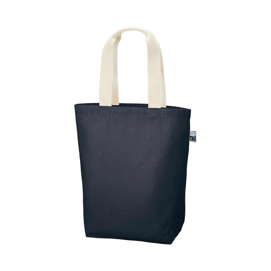 MARKLESS STYLE フェアトレード コットントート M ネイビー TF-0002-006 1枚(ご注文単位1枚)【直送品】