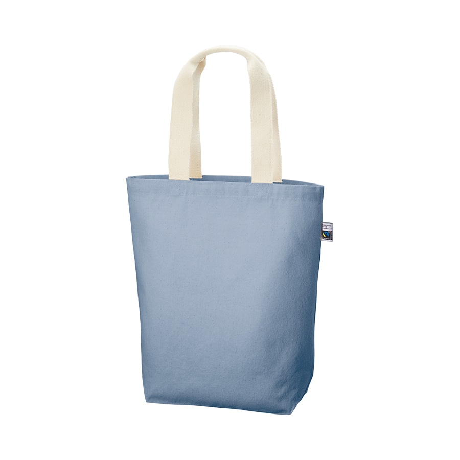 MARKLESS STYLE フェアトレード コットントート M スモークブルー TF-0002-034 1枚(ご注文単位1枚)【直送品】