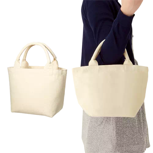MARKLESS STYLE 厚手キャンバス パイプハンドルトート ナチュラル TR-0648-008 1枚(ご注文単位1枚)【直送品】