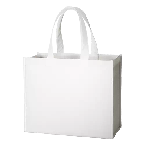 MARKLESS STYLE 不織布 スクエアトート ナチュラルホワイト TR-0436-044 1枚（ご注文単位1枚）【直送品】
