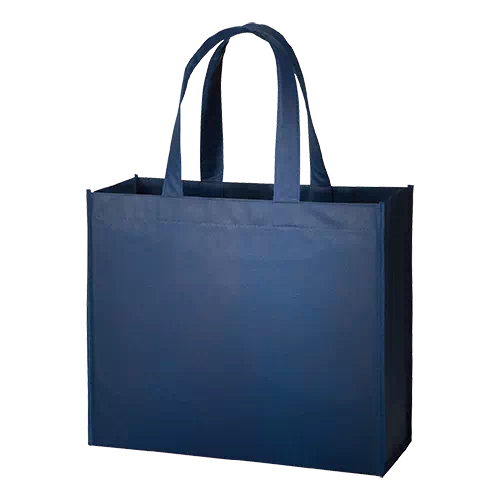 MARKLESS STYLE 不織布 スクエアトート ディープブルー TR-0436-006 1枚（ご注文単位1枚）【直送品】