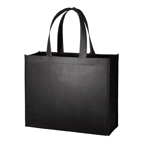 MARKLESS STYLE 不織布 スクエアトート ナイトブラック TR-0436-009 1枚（ご注文単位1枚）【直送品】