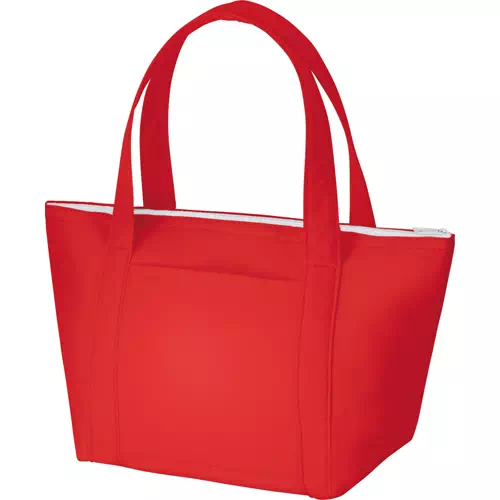 MARKLESS STYLE 不織布 保冷ライントート レッド TR-0920-002 1枚(ご注文単位1枚)【直送品】