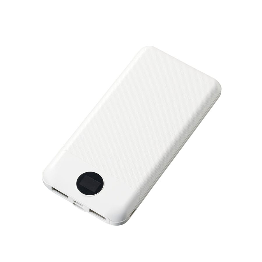 MARKLESS STYLE モバイルチャージャー 10000mAh スムーズ Type-C対応 ホワイト TS-1685-044 1個(ご注文単位1個)【直送品】