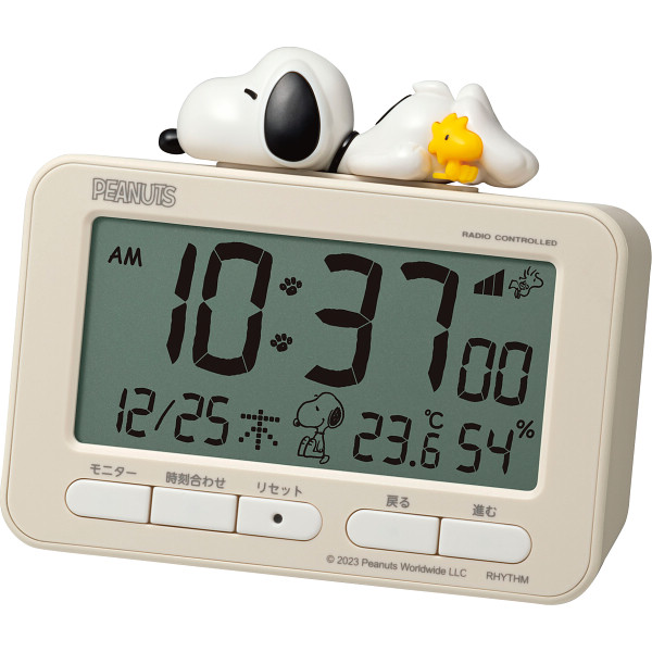 シャディ リズム　アラームデジタル　スヌーピー 1個(ご注文単位1個)  【直送品】