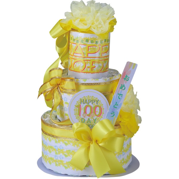 シャディ おむつdeケーキ 100DAY MEMORY 2段 1個(ご注文単位1個) 【直送品】