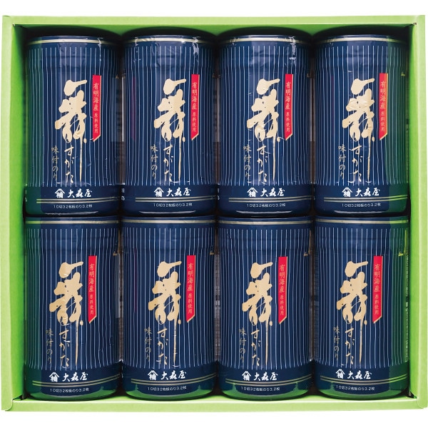 シャディ 大森屋 舞すがた味付のり卓上詰合せ 1個(ご注文単位1個) ※軽 【直送品】