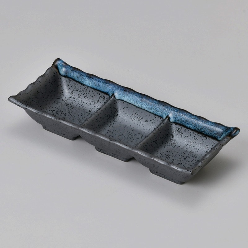 金正陶器 海流し 三つ切鉢 1個(ご注文単位1個)【直送品】