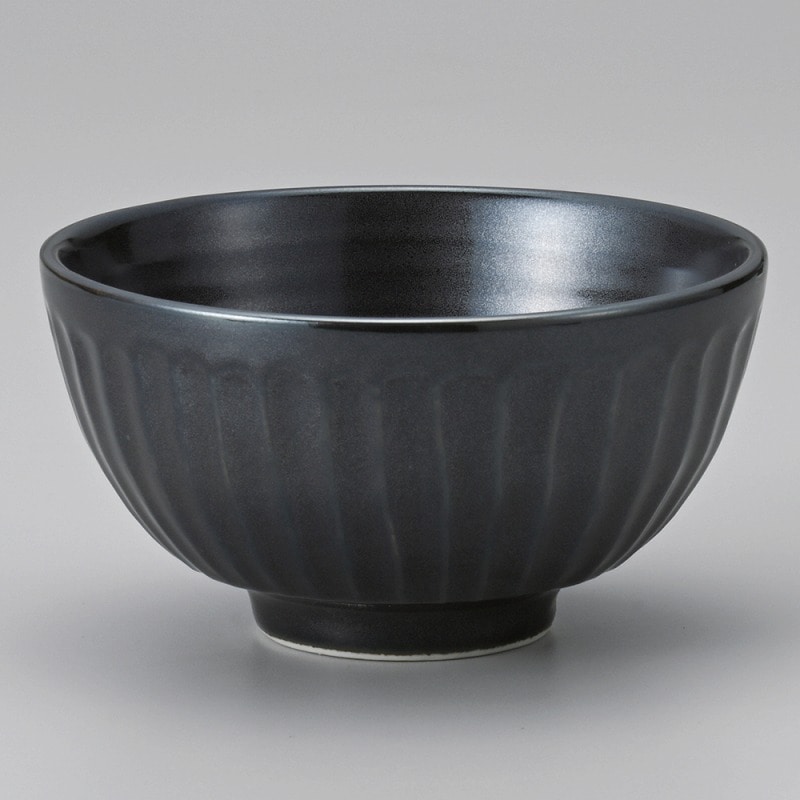 金正陶器 鉄結晶 削ぎ茶碗 (大) 1個(ご注文単位1個)【直送品】