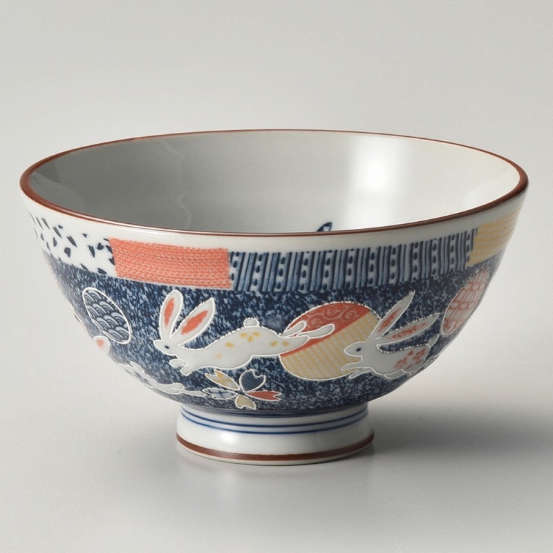 金正陶器 花ゆめうさぎ大平 1個(ご注文単位1個)【直送品】